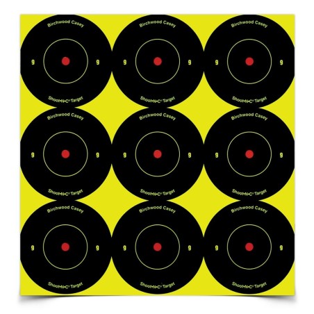 Ampumataulu Shoot N C Bullseye Spots 2\"/5cm 108kpl pakkaus