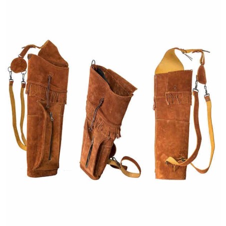 Quiver Buck Trail Indian Brown Suede, Large 56cm