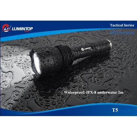 Lumintop T5 Tactical Flashlight for hunters 460lm